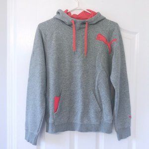 LIKE NEW Puma Hoodie Sweater Grey Hoodie Pink